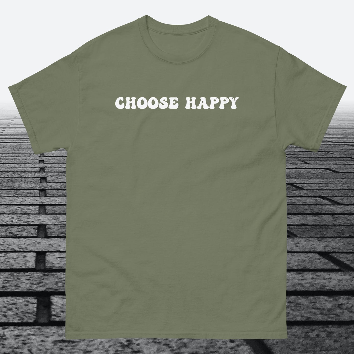 Choose Happy, Cotton T-shirt
