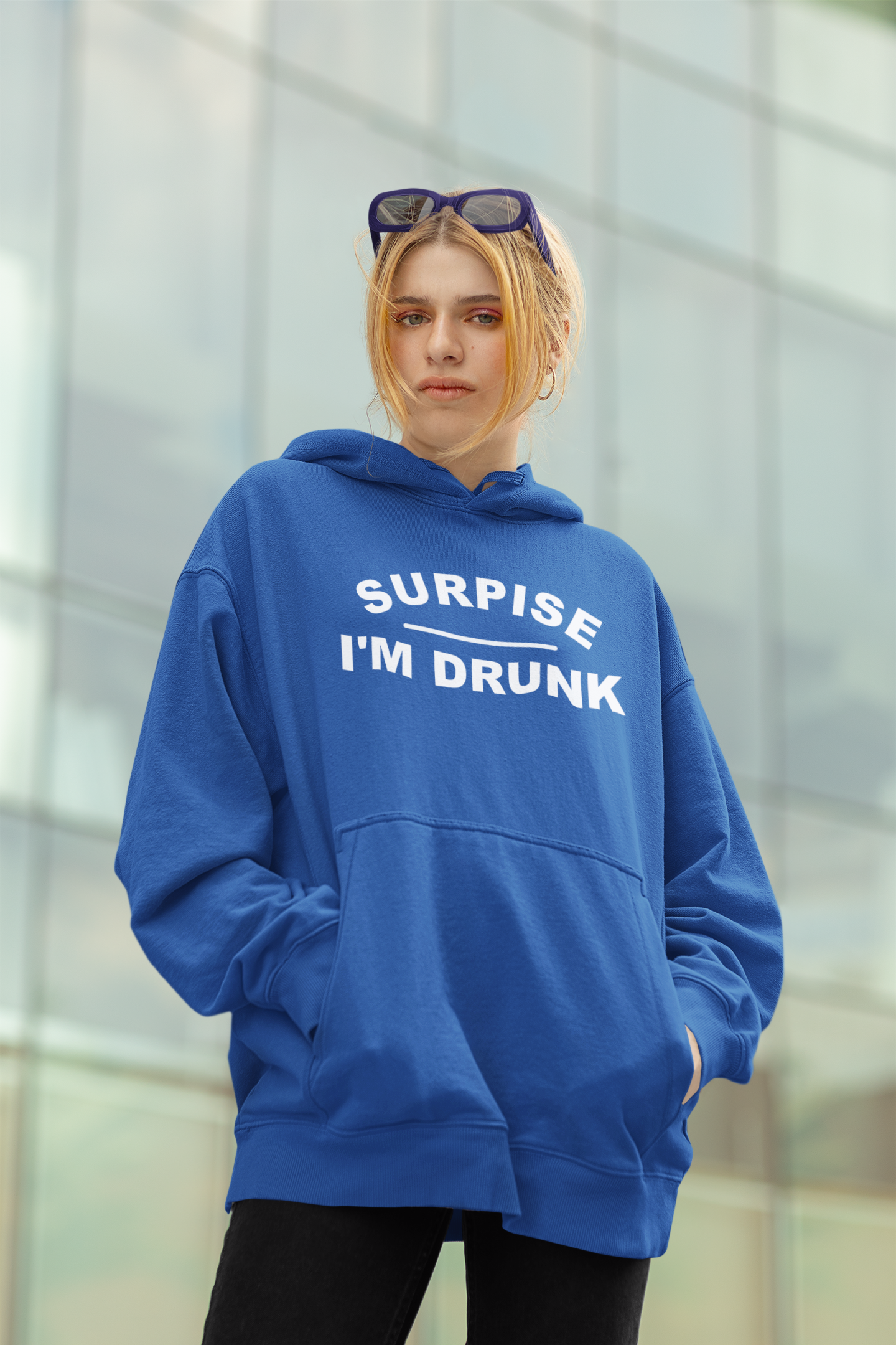 Surprise I'm Drunk, Hoodie Sweatshirt