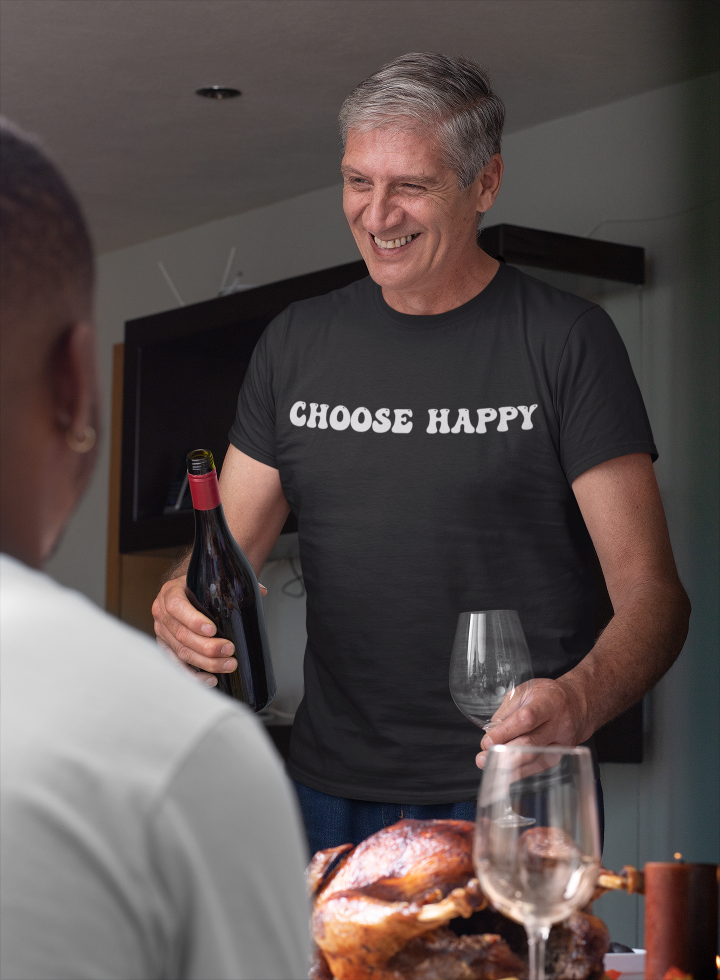 Choose Happy, Triblend T-shirt