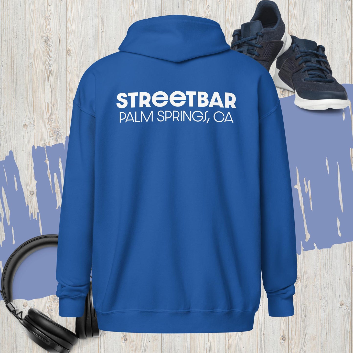 Streebar, Unisex Zip-Up Hoodie